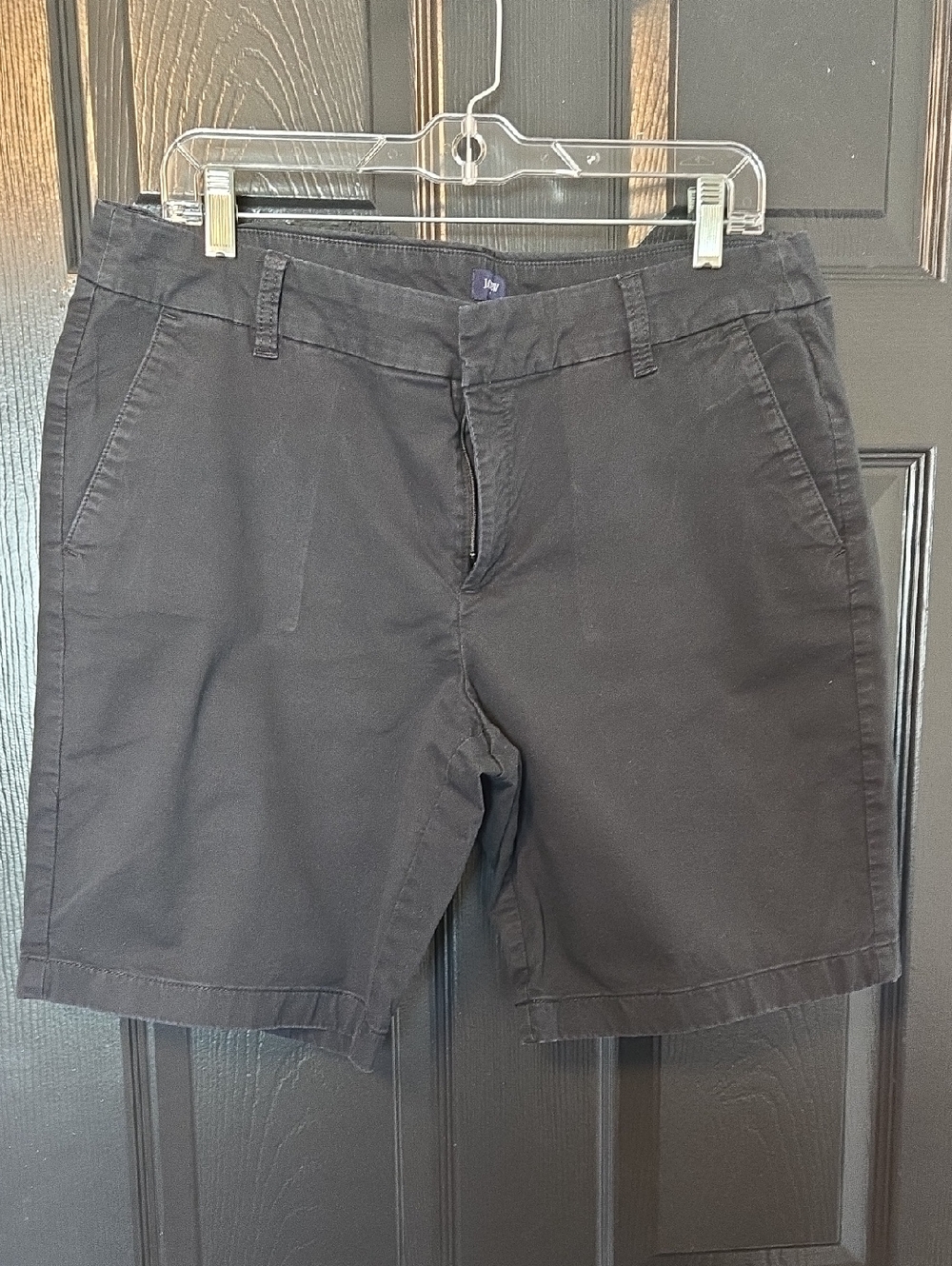 J. Crew Black Frankie 9" Cotton Shorts